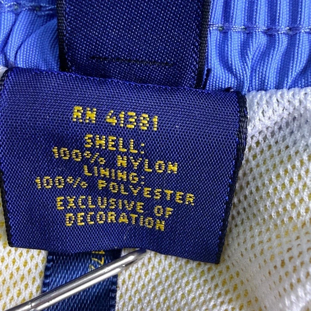 Polo Ralph Lauren Swim Trunks Mens 4XB Yellow Mesh Lined Pony Logo Summer Beach